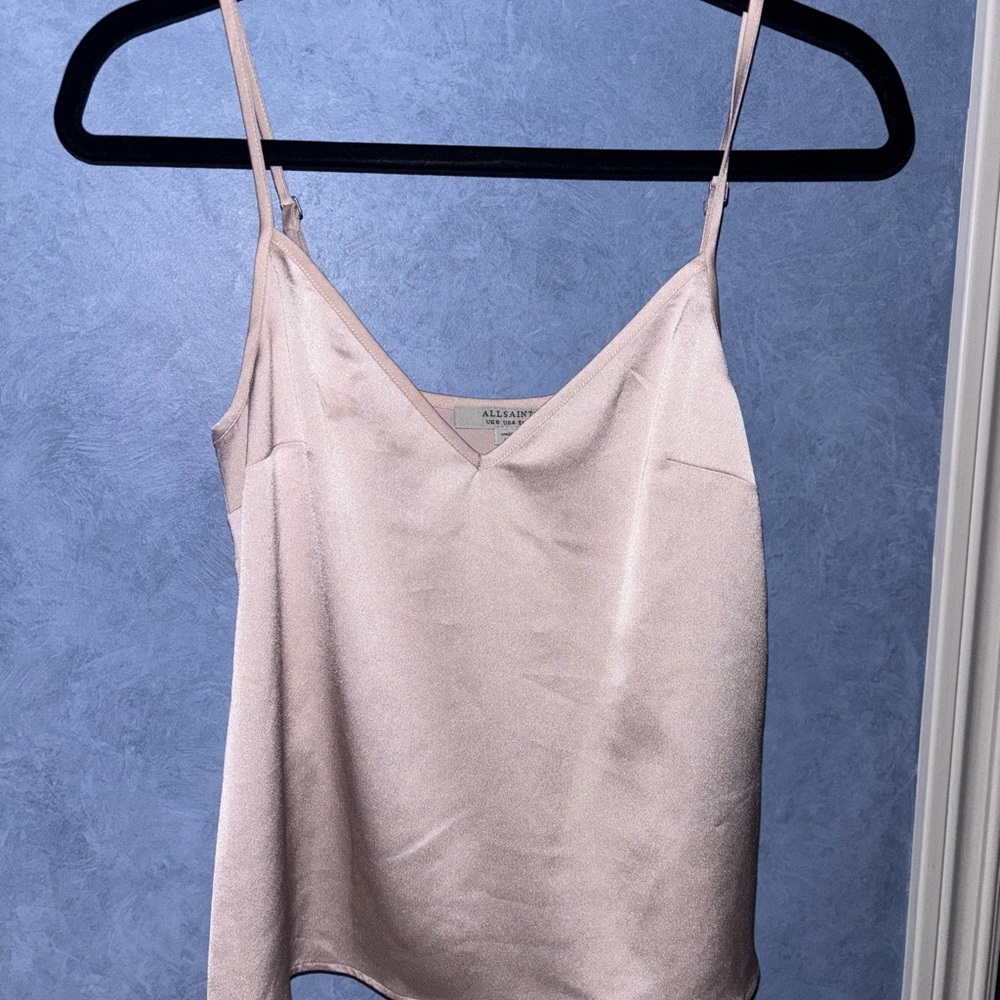 ALLSAINTS LIKE NEW Blush Pink Cami Top
